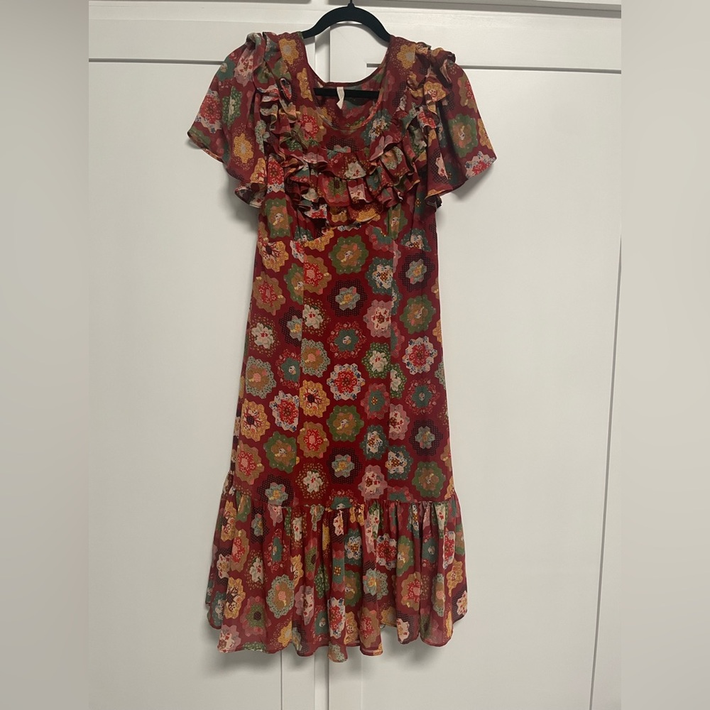 UO ruffled dress
